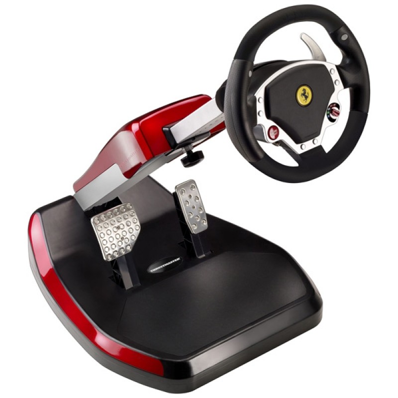 Как подключить руль thrustmaster ferrari к компьютеру