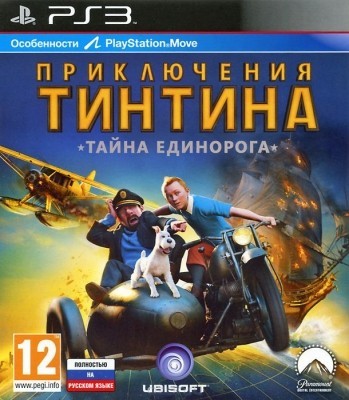 Игра Приключения Тинтина: Тайна Единорога (Поддержка Move) (PS3) б/у (rus)