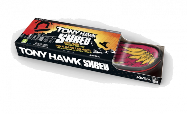 Игра Tony Hawk Shred + Контроллер (PS3) (eng) б/у  