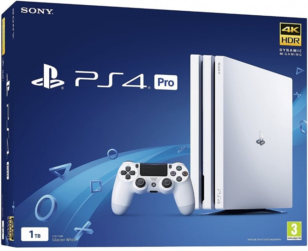 Купить Приставка Sony PlayStation 4 Pro (1 Тб) белая, б/у в наличии СПБ ...