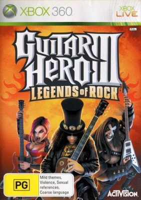 Игра Guitar Hero III: Legends of Rock (Xbox 360) б/у