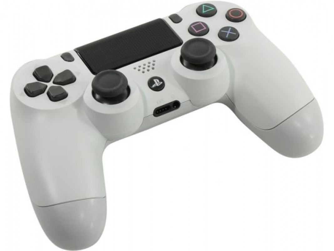 Купить Геймпад Sony DualShock 4 для PS4 V2 Белый б/у в наличии СПБ ...