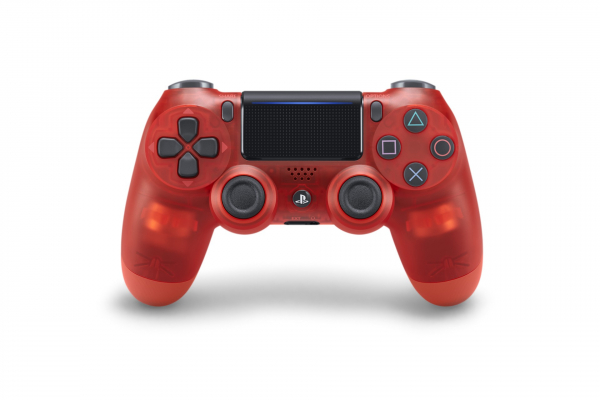Геймпад Sony DualShock 4 (PS4) V2, Прозрачный красный (аналог)