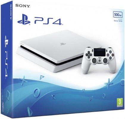 Приставка Sony PlayStation 4 Slim (500 Гб), белая
