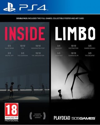 Комплект игр Limbo + Inside (PS4) (eng) б/у