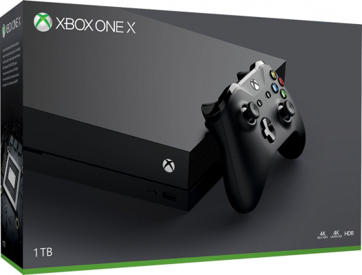 Приставка Xbox One X, б/у (уценка - не работает Wi-Fi)