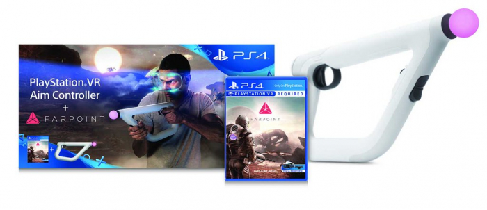 Комплект PS VR Aim Controller + Игра Farpoint (PS4)