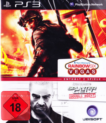 Игра Tom Clancy’s Rainbow Six Vegas + Splinter Cell Double Agent (Double Pack) (PS3) (rus) б/у