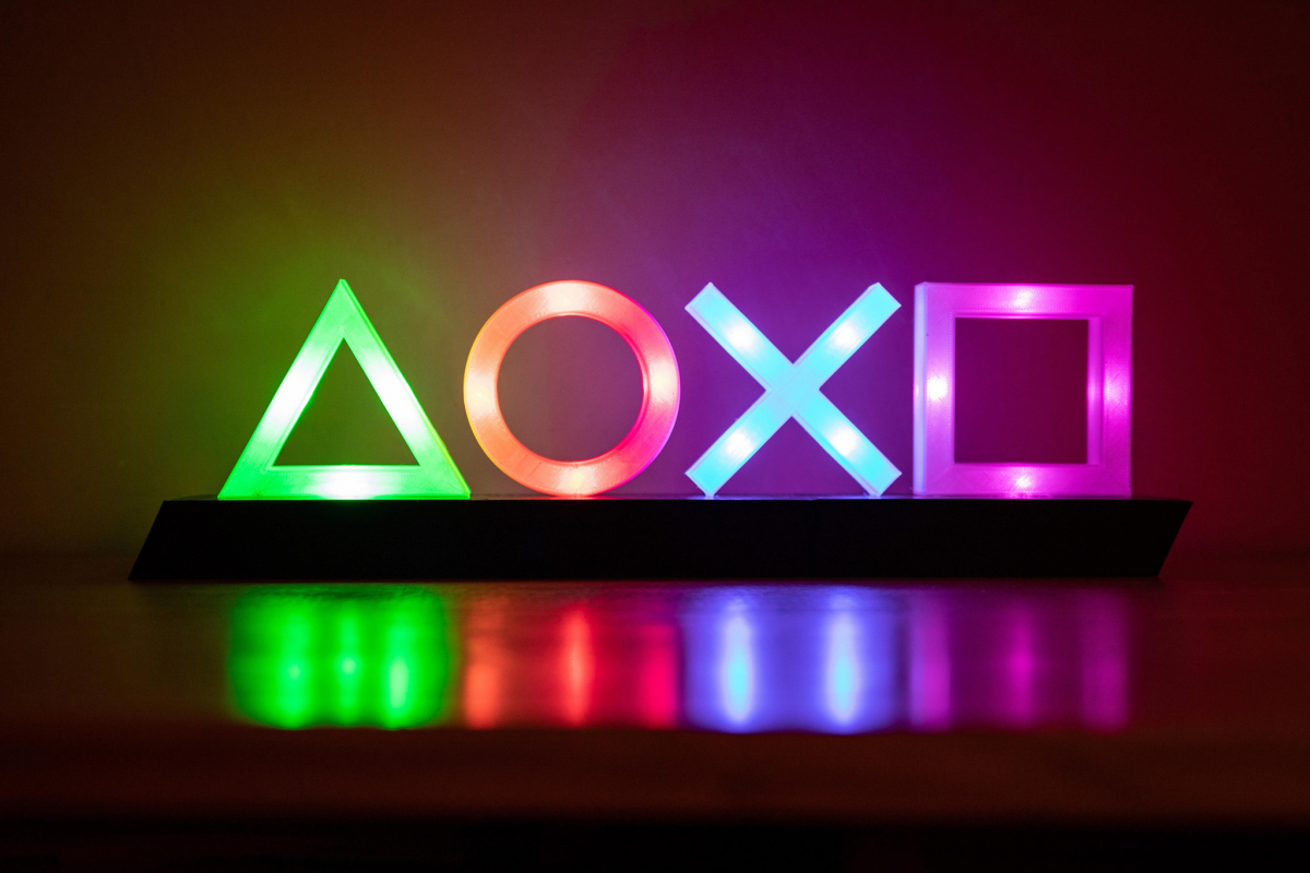 playstation icon light светильник