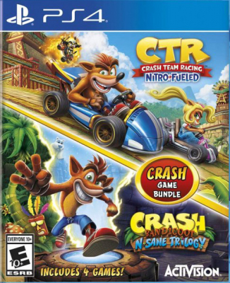 Игра Crash Bandicoot N. Sane Trilogy & Team Racing Nitro-Fueled (PS4) (eng)