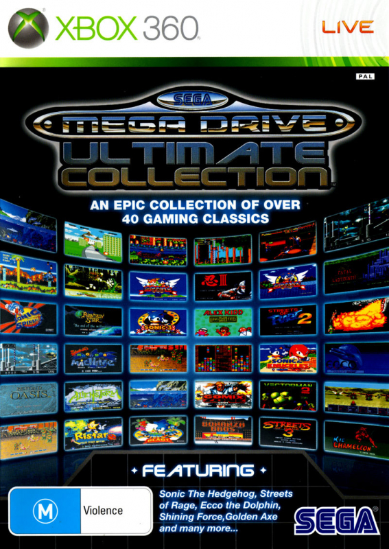 Sega mega drive ultimate collection xbox 360 список игр