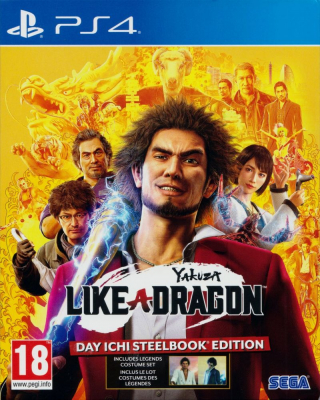 Игра Yakuza: Like a Dragon - Day Ichi Steelbook Edition (PS4) (rus sub) б/у