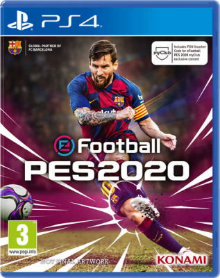 Игра Pro Evolution Soccer 2020 (PES 2020) (PS4) (rus sub) б/у