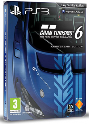 Игра Gran Turismo 6: Anniversary Edition (Юбилейное издание, steelbook) (PS3) (rus) б/у