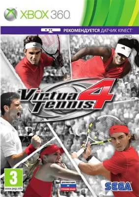 Игра Virtua Tennis 4 (Поддержка Kinect) (Xbox 360) (eng) б/у