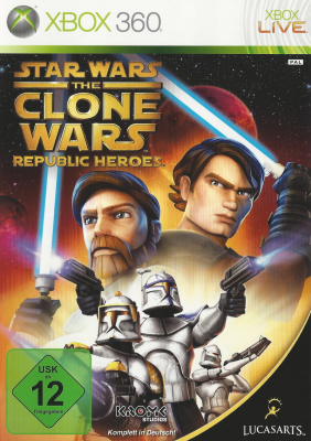Игра Star Wars: The Clone Wars – Republic Heroes (Xbox 360) б/у