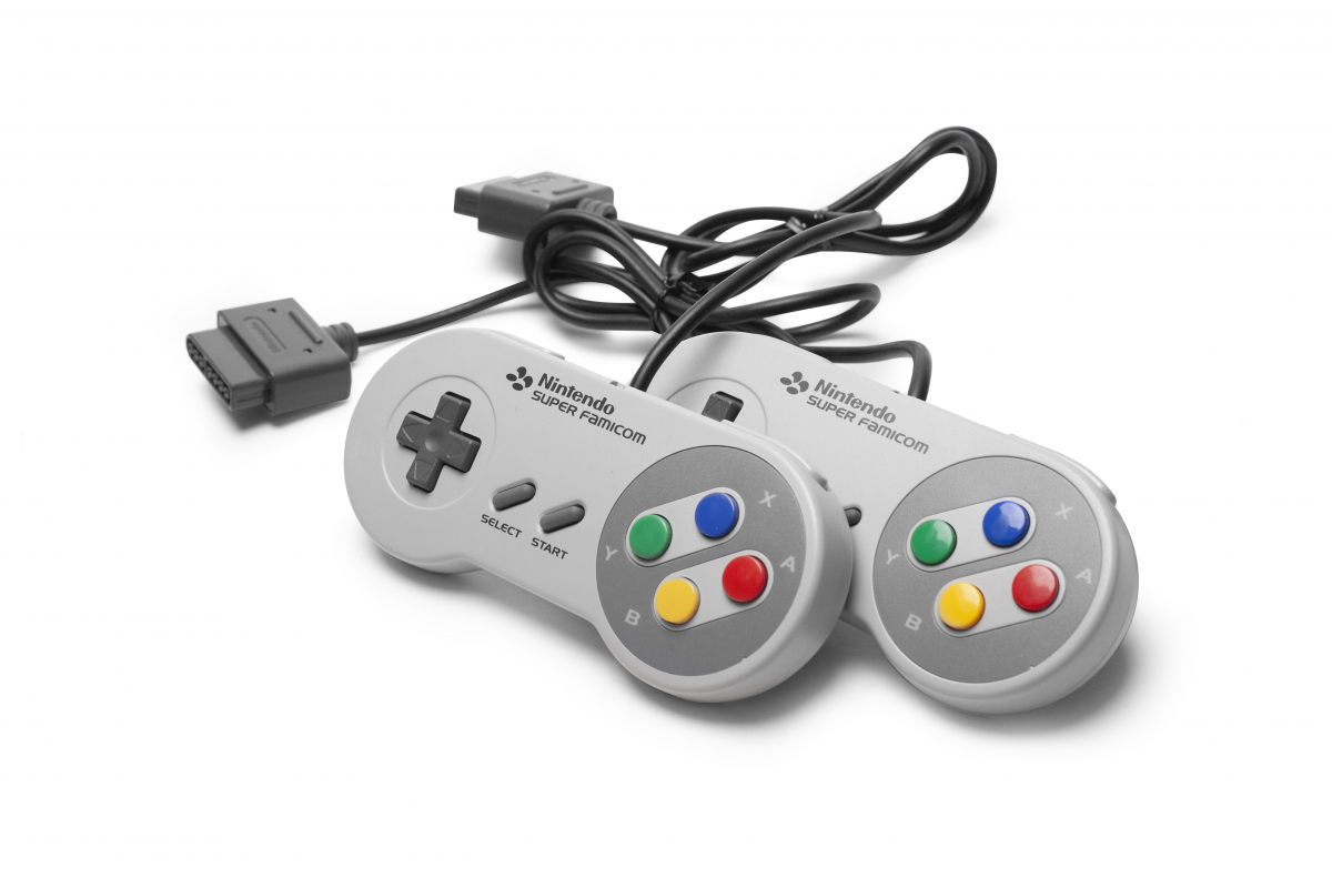Купить приставка Super Nintendo (SNES, Super Famicom) + 2 геймпада в ...