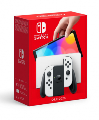 Приставка Nintendo Switch OLED (Белая) б/у