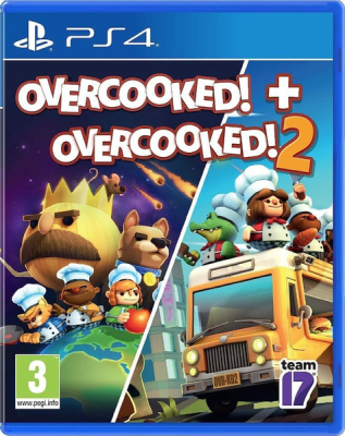 Игра Overcooked & Overcooked 2 - Double Pack (PS4) (eng) б/у